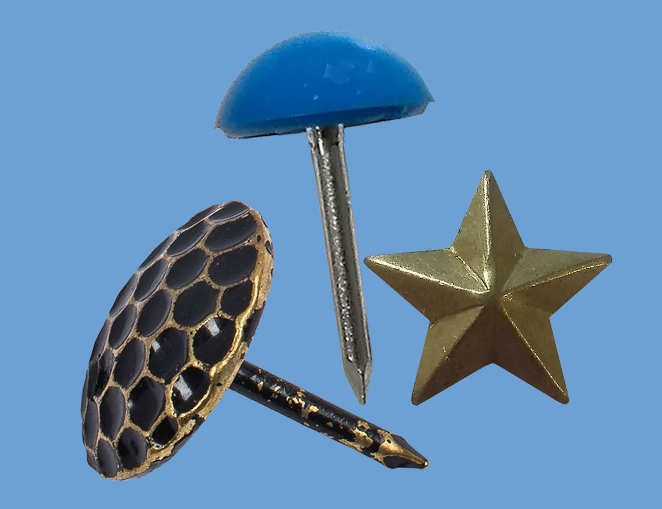 Siernagels, bekledingsnagels en meubelnagels