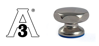 Sterknop RVS - USDA & 3A goedgekeurd