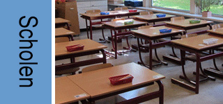 Doppen, knoppen, grepen, stelvoeten en wielen voor schoolmeubilair