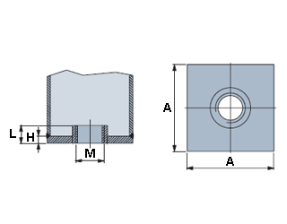 lenkappen 50x50 verpas lasplaat rvs vierkant 50x50 m12 lenkappen 50x50 verpas lasplaat rvs vierkant 50x50 m12