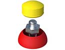 Basisdop - M6-M8 -Ø30mm-Deel 1-Wit