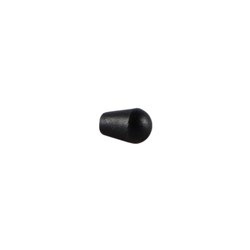 Omsteekdop PVC 4,8 mm Zwart