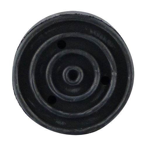 Rubber Dop Voor Trampoline / Wandelstok 25 mm, met Metalen Ring