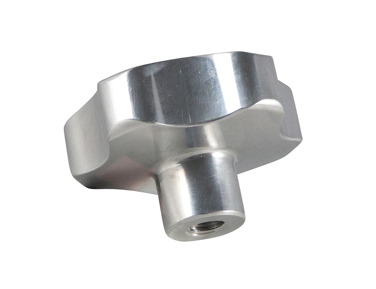 Sterknop aluminium - inwendige draad