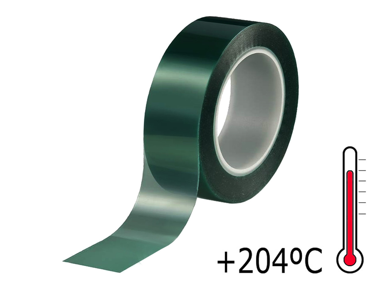 Hittebestendige polyester maskeertape +204ºC