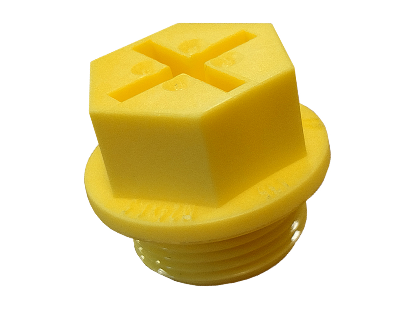 Schroefplug met dichtlip - drukdicht - BSP/Gas 1/8"x28