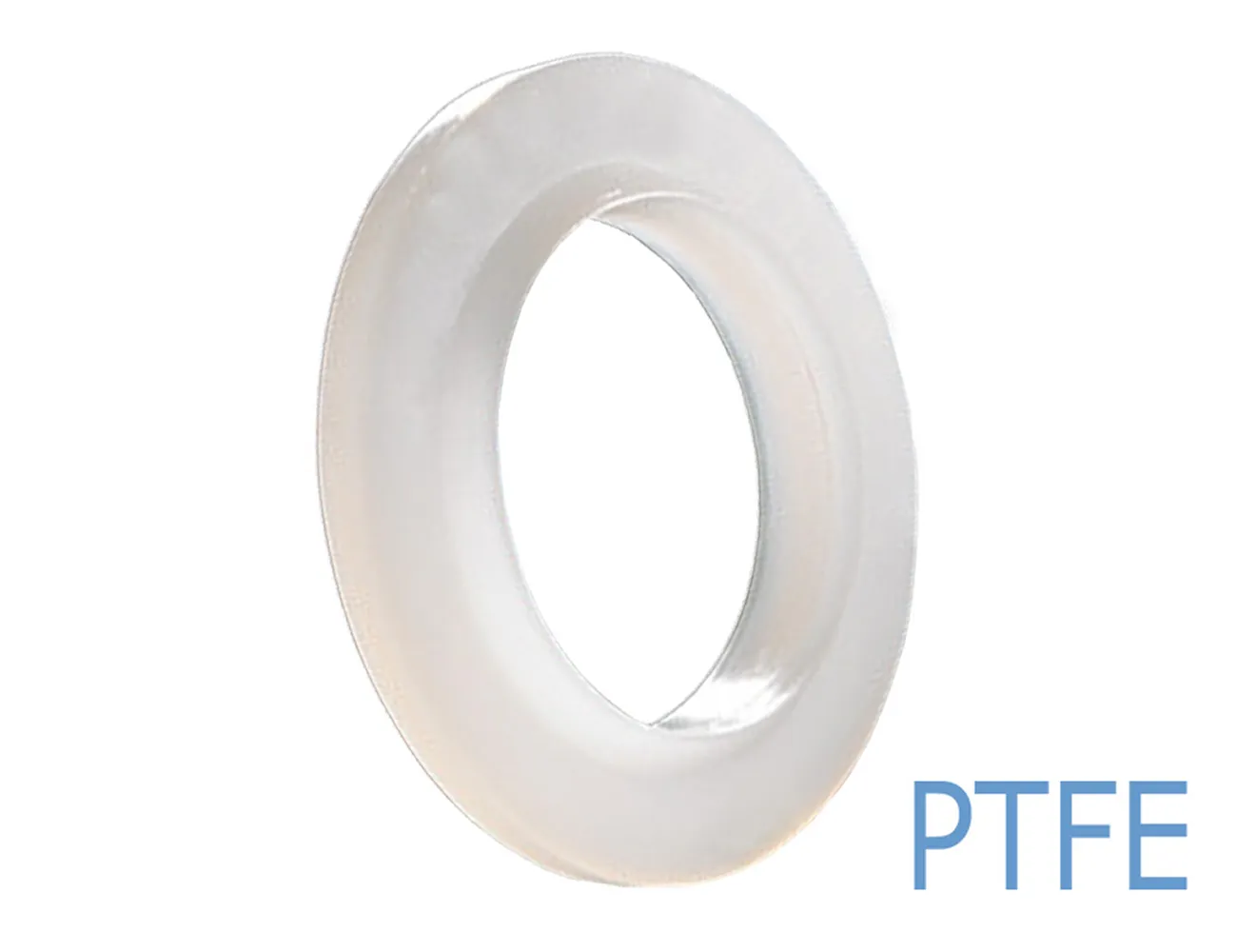 Sluitring zelfborgend en afdichtend PTFE - M 3 en 1/8” - wit