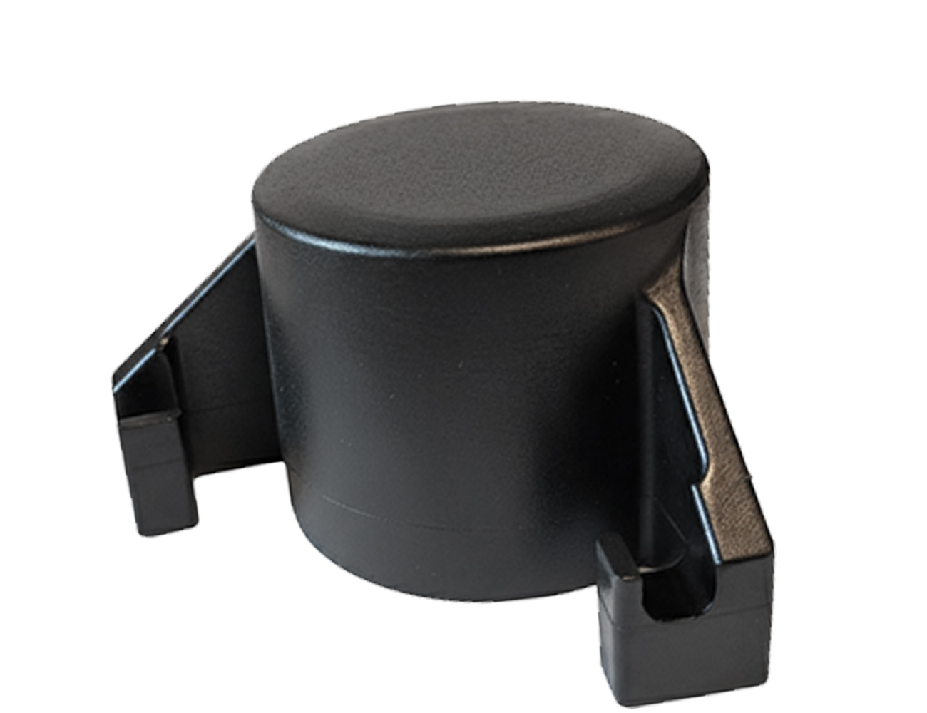 Paaldop Ø60mm - hoekstuk 90° - met DSM ophanghaken - extra sterk - groen