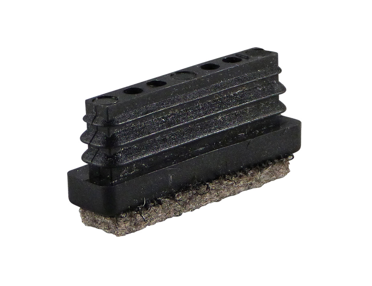 Insteekdoppen rechthoekig met vilt glijvlak