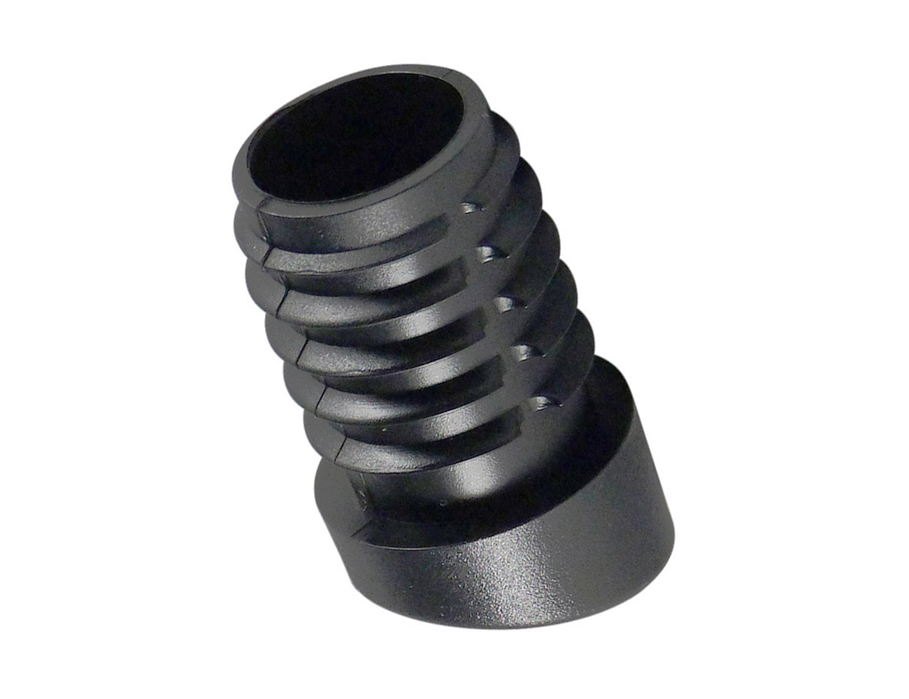 Insteekdoppen met schuine voet voor ronde buis