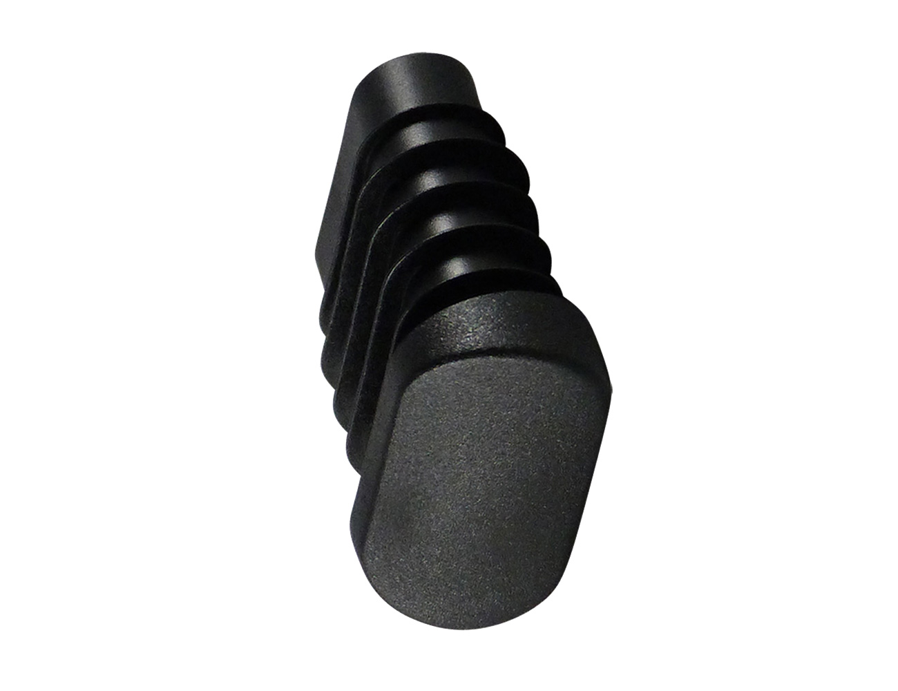 Insteekdoppen met afgeschuinde voet voor plat ovale buis