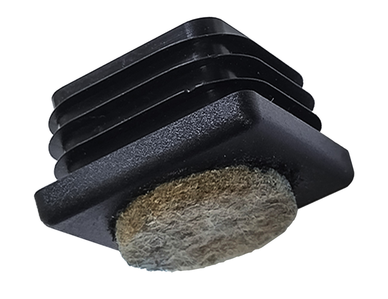 Insteekdoppen vierkant met vilt glijvlak