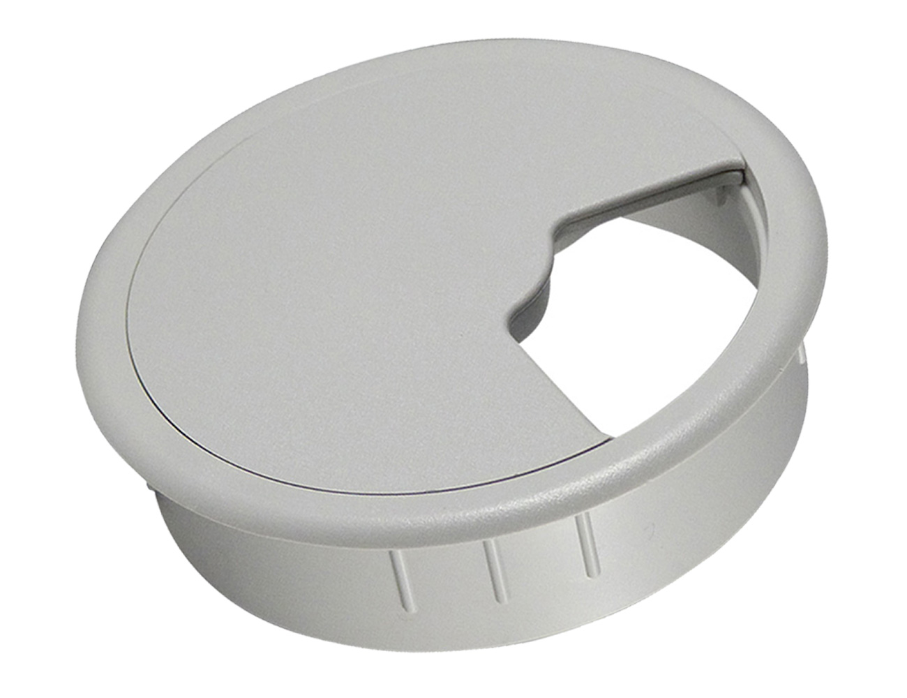 Kabeldoorvoerdoos ABS - 3 delig – rond