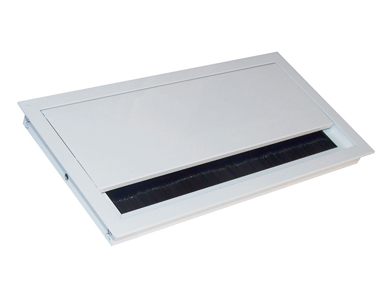 Kabeldoorvoer aluminium – softclose – vierkant / rechthoekig