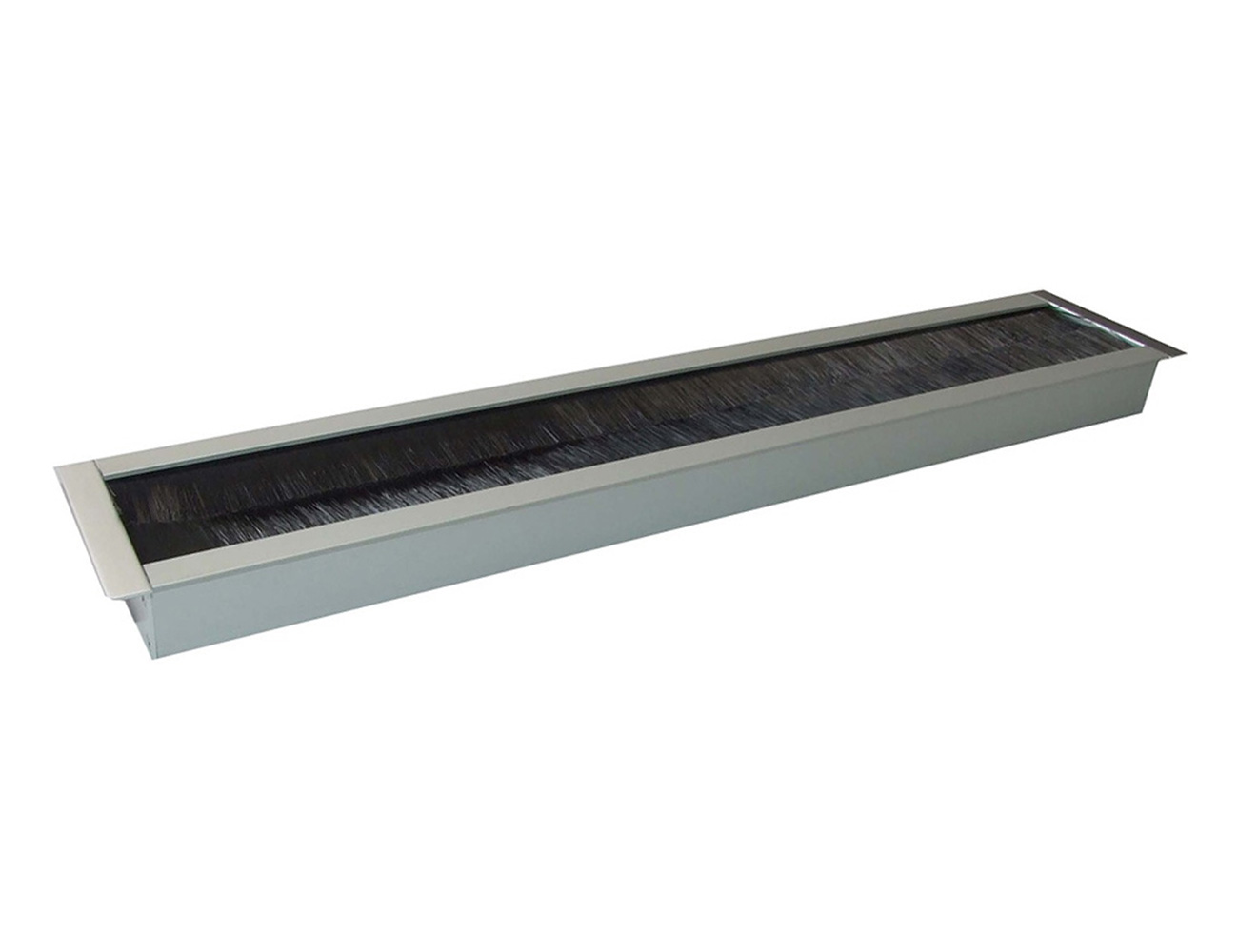 Kabeldoorvoer aluminium – borstelafdichting – rechthoekig