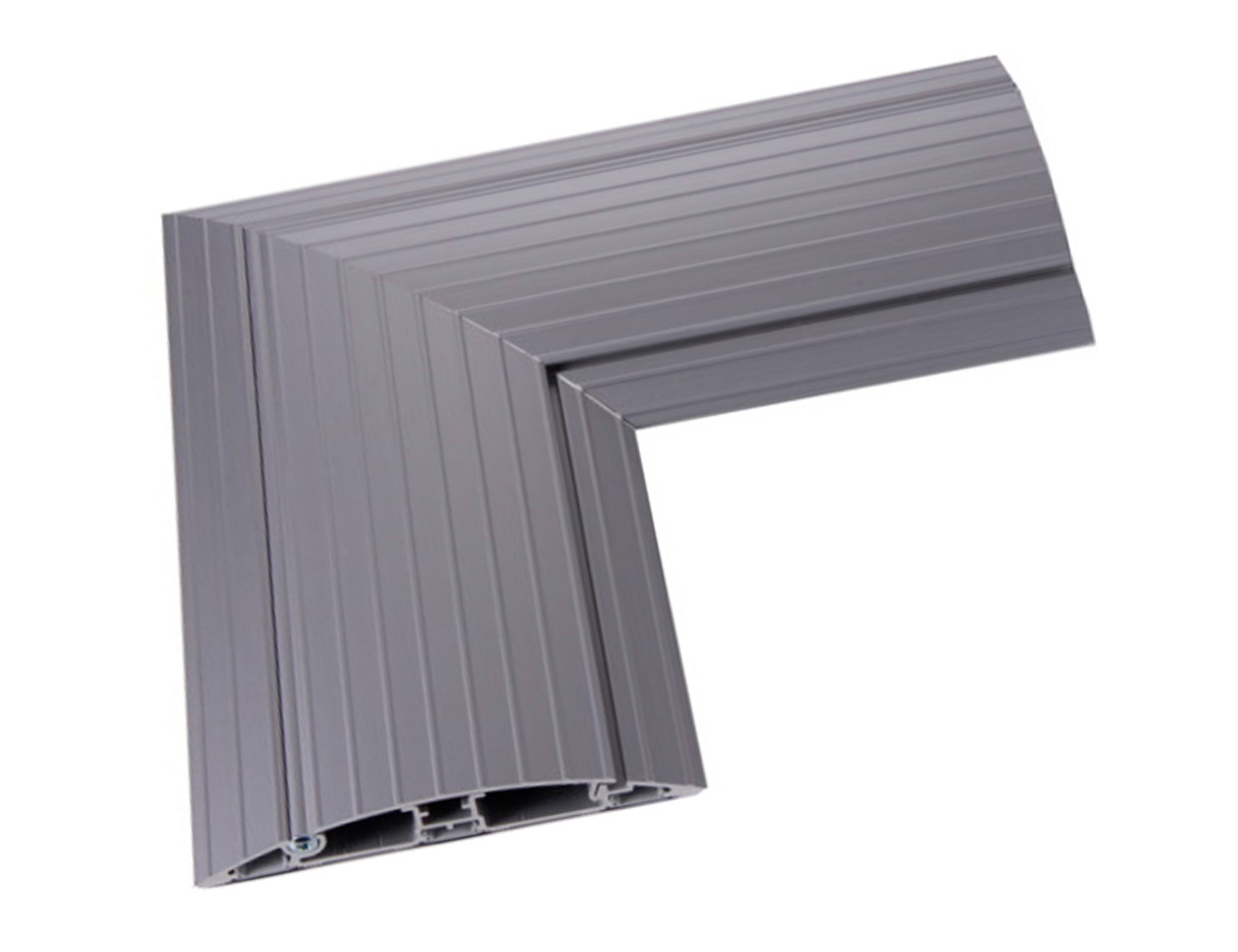 Vloergoot – aluminium – hoekstuk 90° vlak