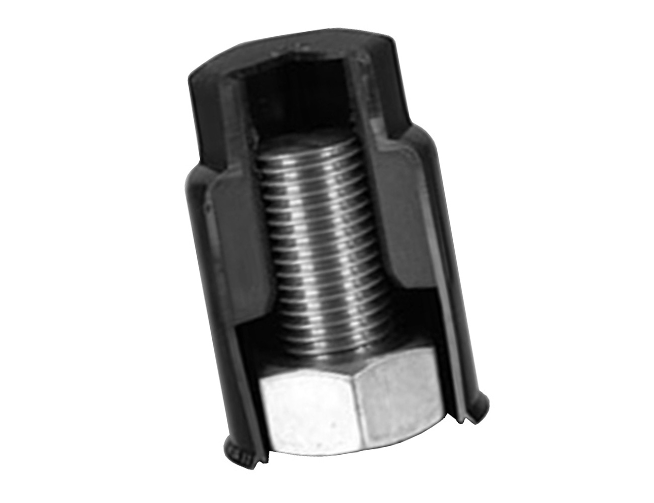 Schroefkap voor schroefdraad, moer en onderlegring bescherming