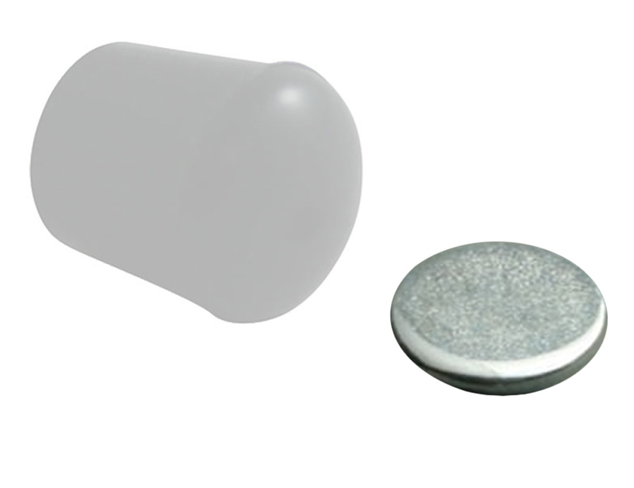 Metalen inlegplaatje voor omsteekdoppen