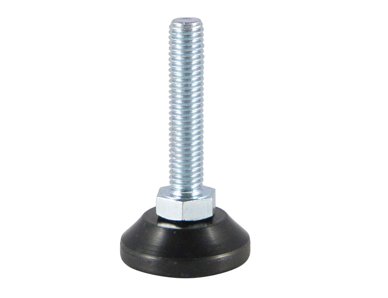 Stelvoet met draaibare kunststof voet