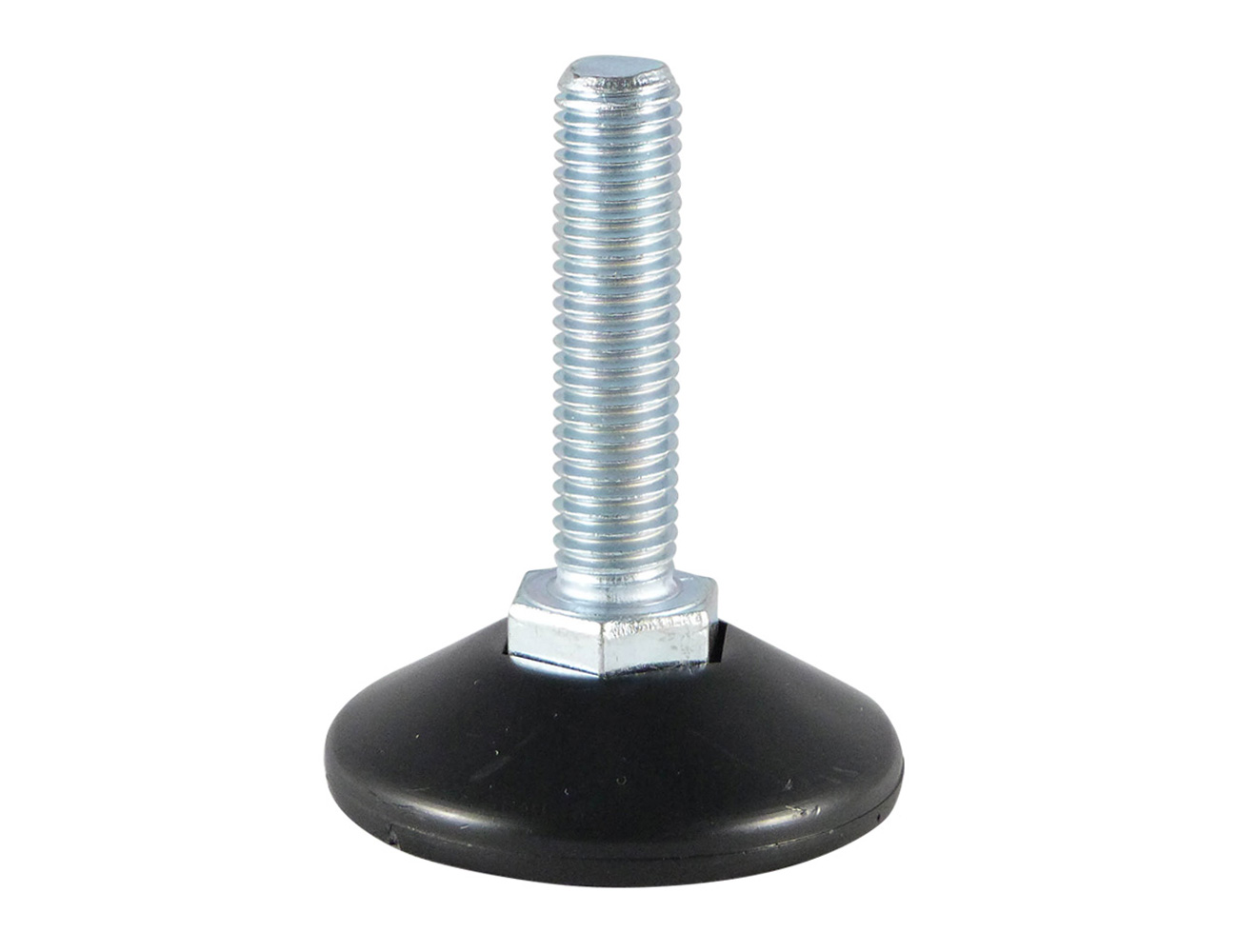 Stelvoet met vaste kunststof voet