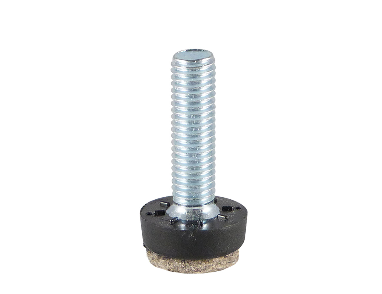 Stelvoet rond Ø24mm met ingespoten vilt