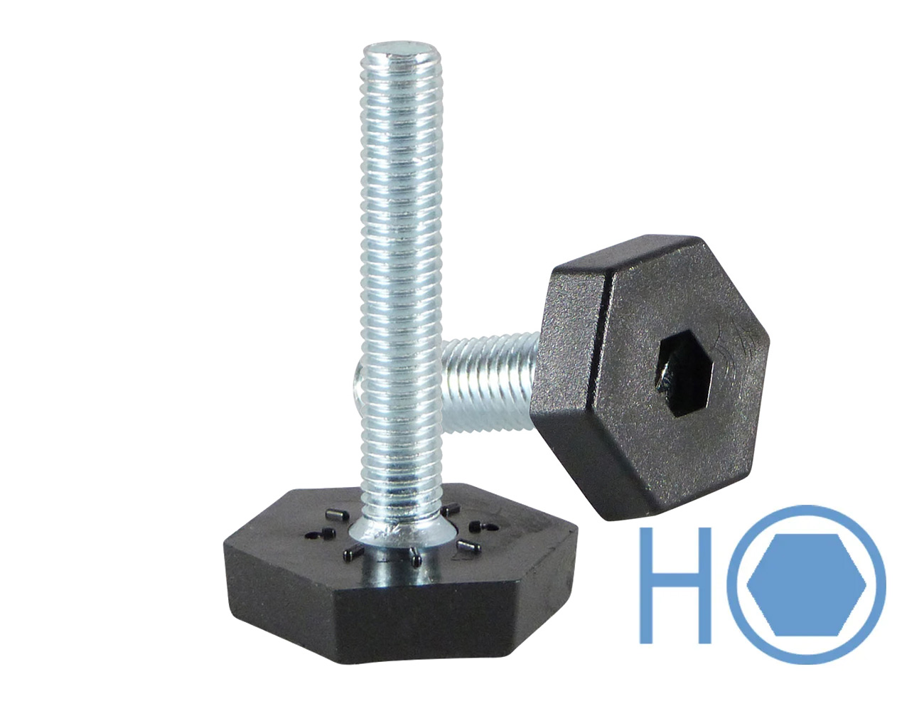 Stelvoet met vaste zeskant voet met binnenzeskant