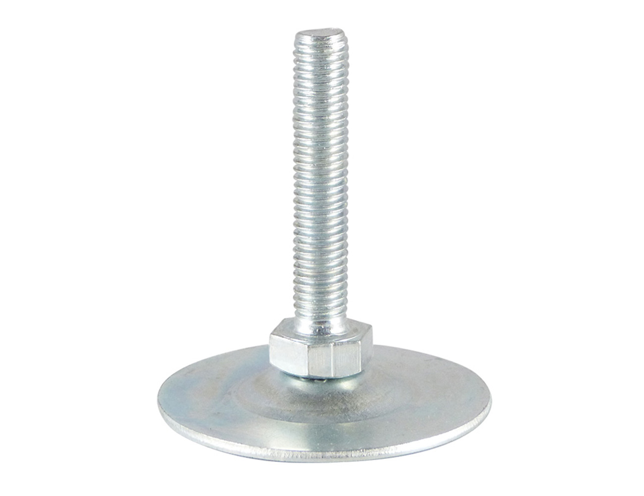 Stelvoet met draaibare staal verzinkte voet – zonder boring