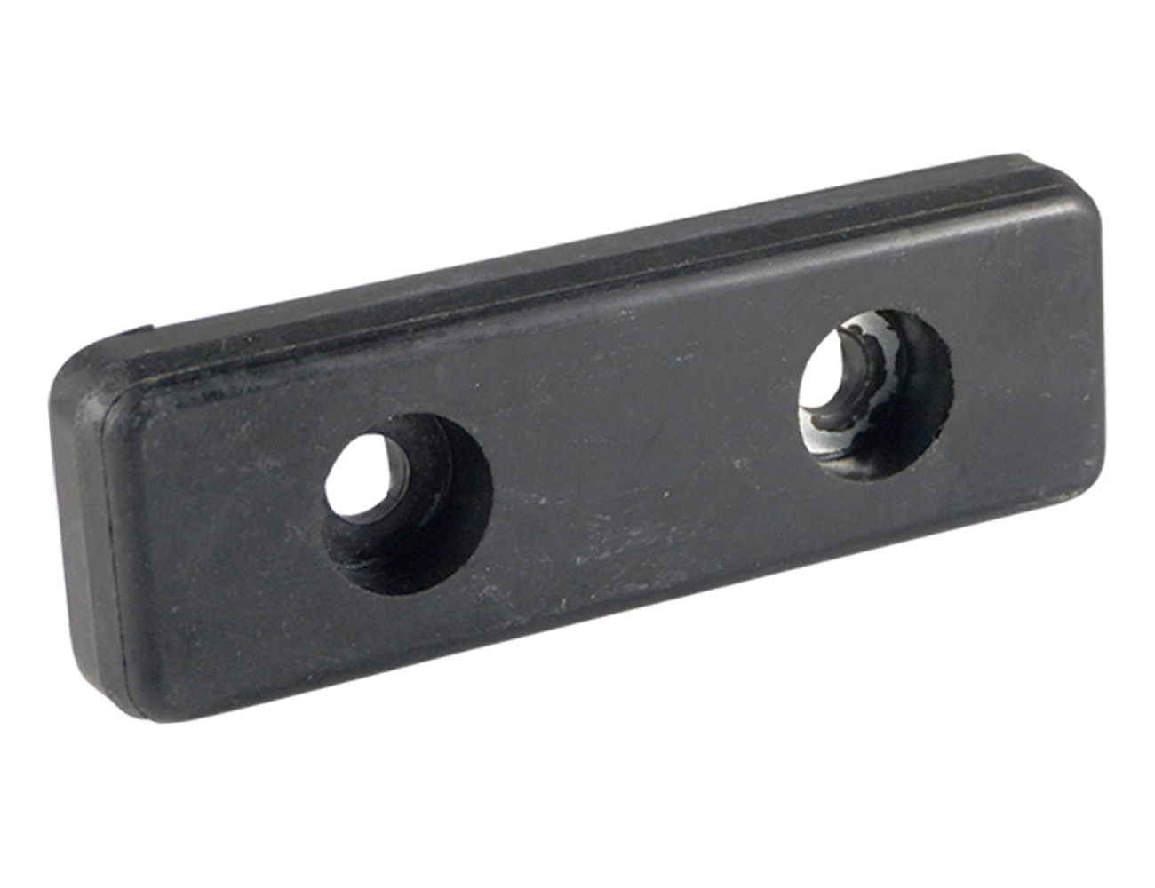 Rubber stootblok met boringen