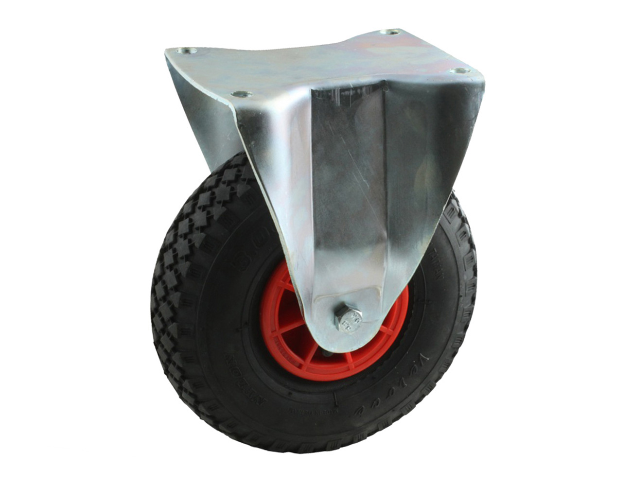 Bokwiel – plaat - luchtband op kunststof velg