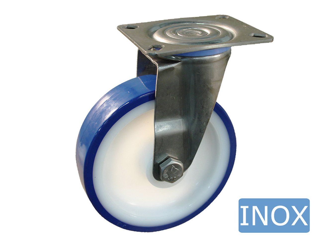 RVS zwenkwiel hygiëne - plaat - TPU band