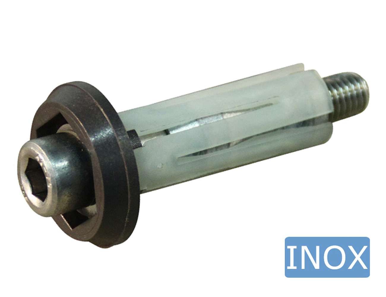 Expander voor wiel met boutgat - RVS