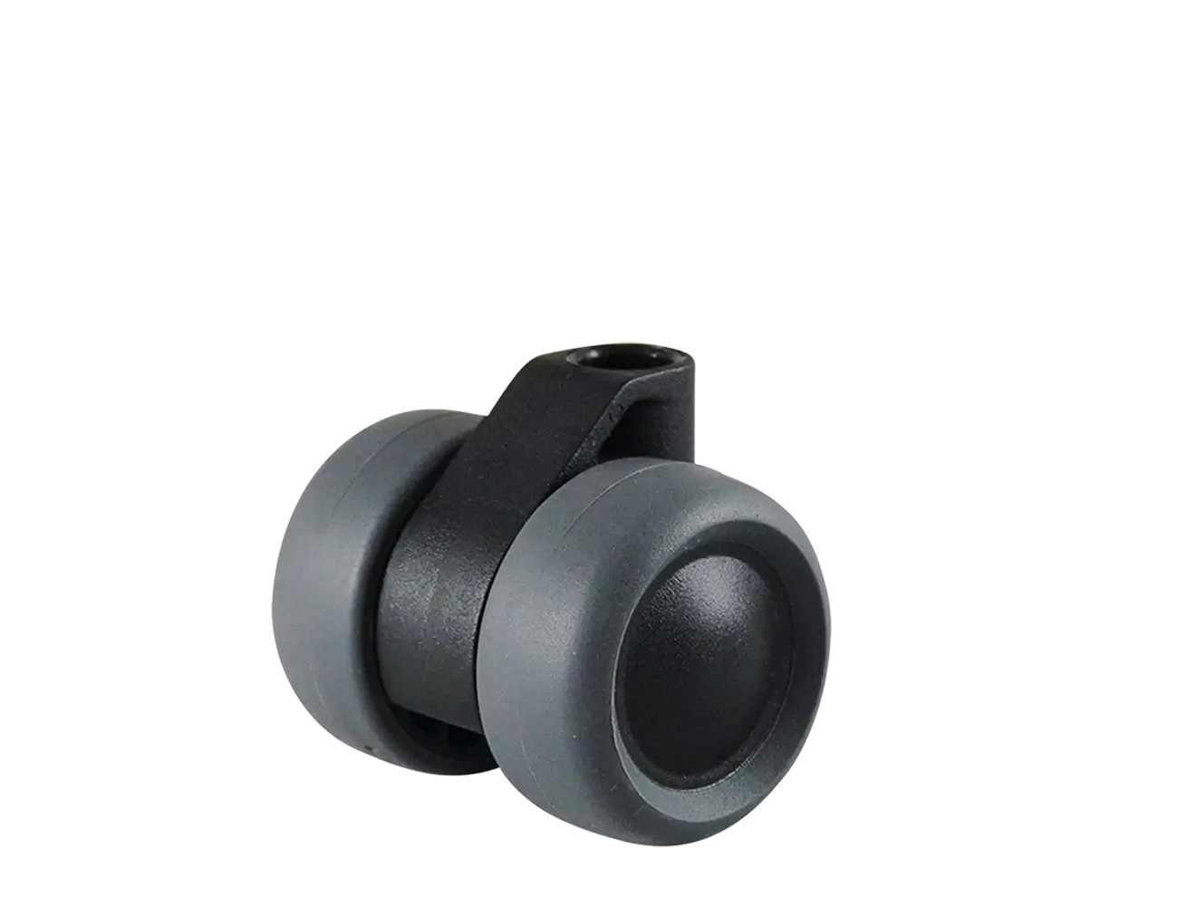 Meubelwielen Ø40mm dubbelrol met PU band