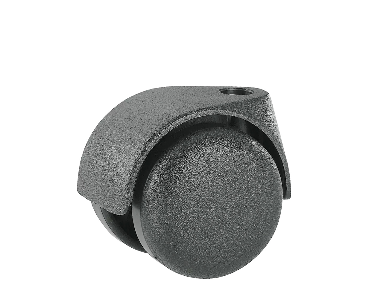 Meubelwielen Ø50mm dubbelrol met PA wiel
