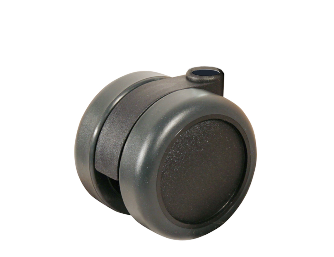 Meubelwielen Ø60mm dubbelrol met PU band
