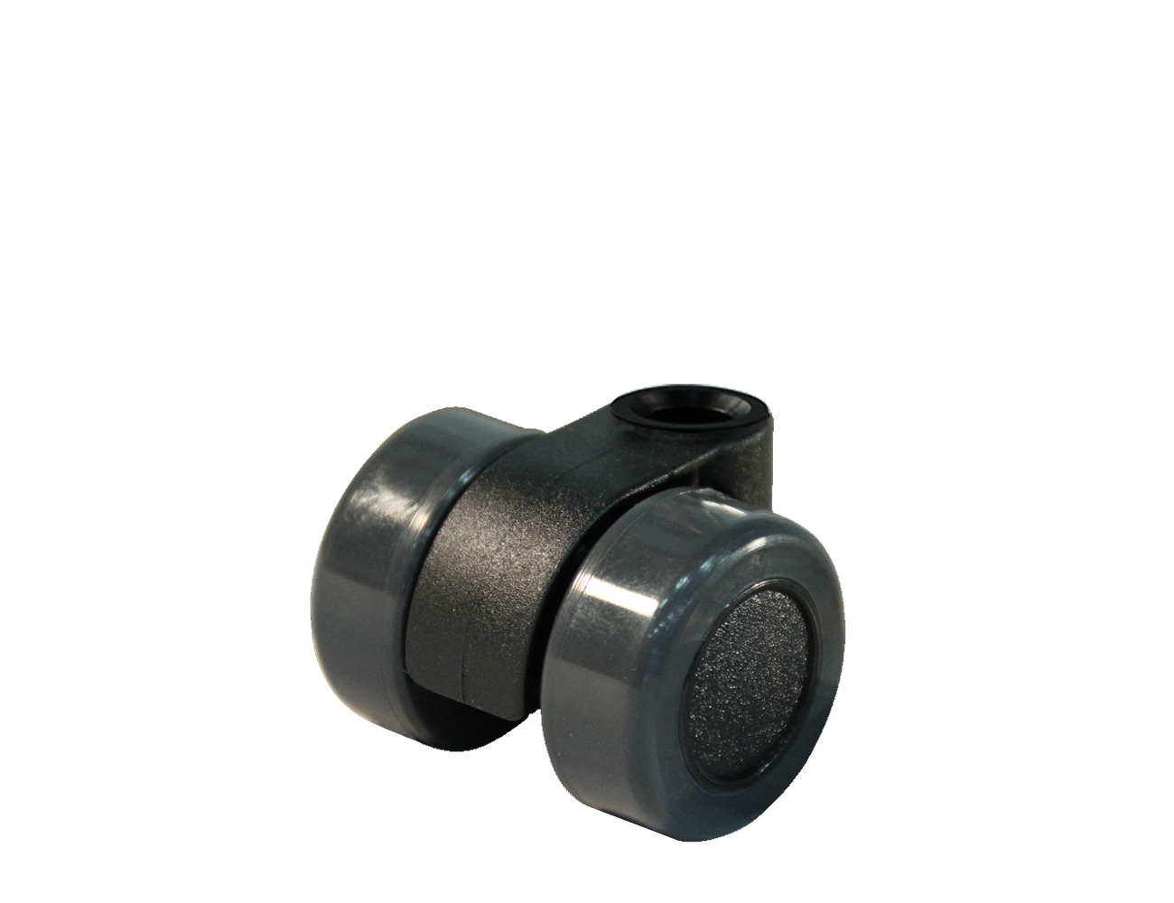 Meubelwielen Ø32mm dubbelrol met PU band
