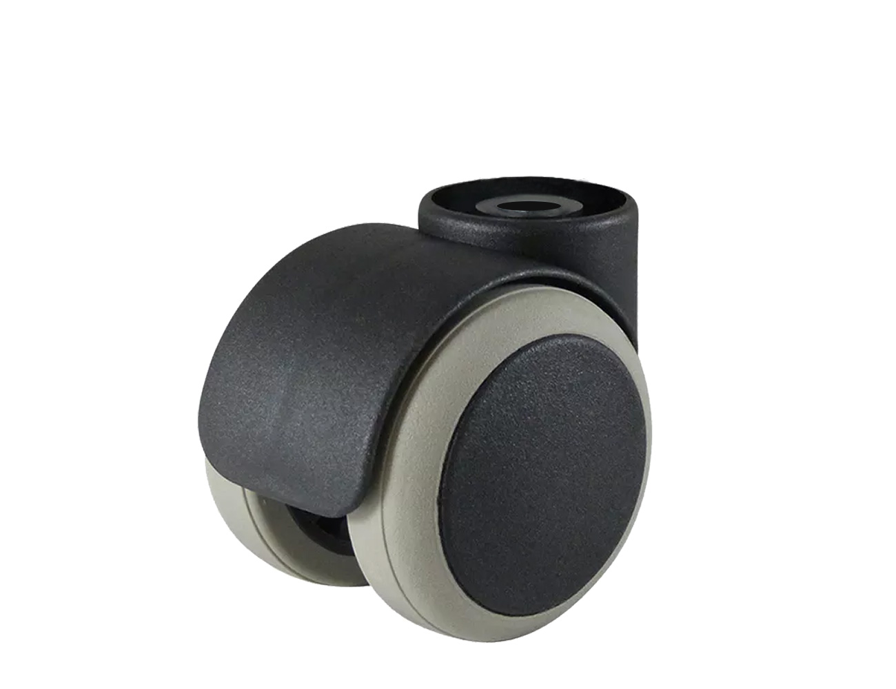 Meubelwielen Ø50mm dubbelrol met PU band