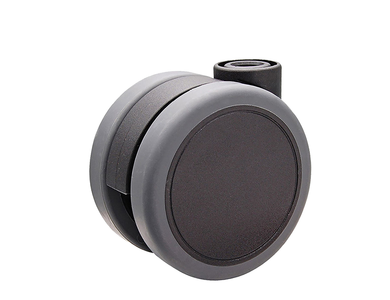 Meubelwielen Ø65mm dubbelrol met PU band