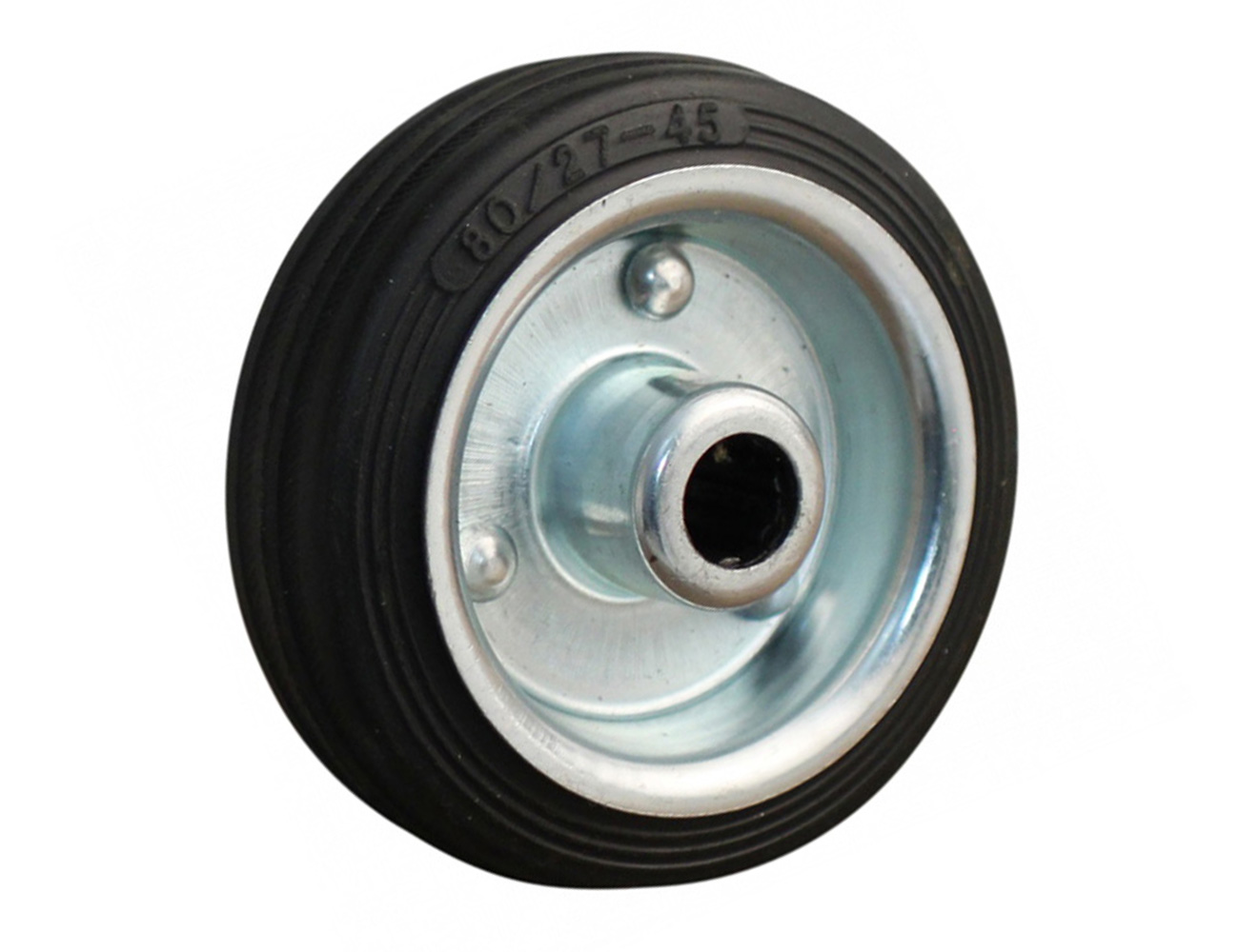 Wiel – massief rubber band op stalen velg