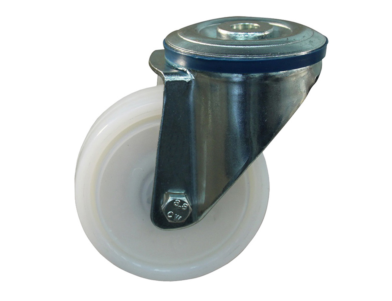 Zwenkwiel - boutgat - polyamide wiel
